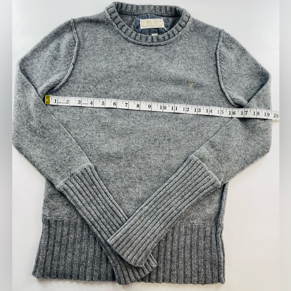 AMERICAN EAGLE OUTFITTERS GRAY SWEATER SIZE MEDIUM - Picture 8 of 8